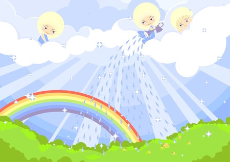 Angelic rainのイラスト素材