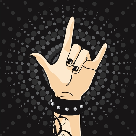 Rock handのイラスト素材