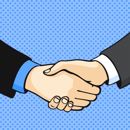 Handshakeのイラスト素材