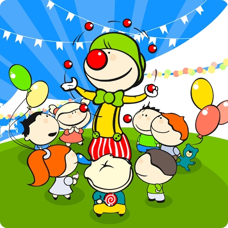 Clownのイラスト素材