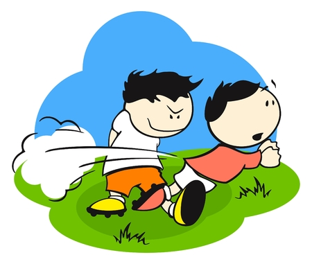 Football (soccer) playersのイラスト素材