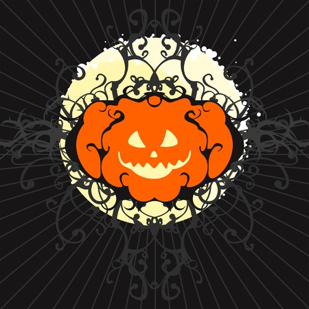 Pumpkin moonのイラスト素材