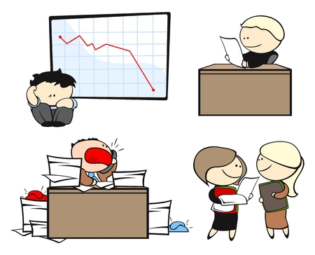 Office workers #3のイラスト素材