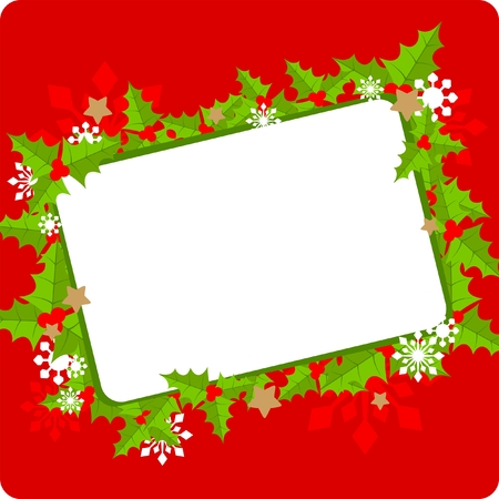 Christmas frameのイラスト素材