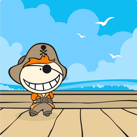 Pirate captainのイラスト素材
