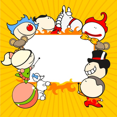 Circus backgroundのイラスト素材