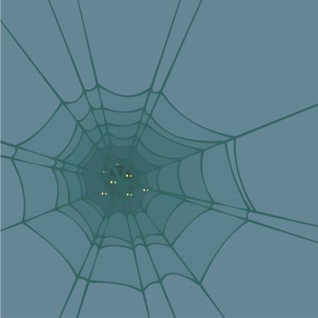 Spider webのイラスト素材