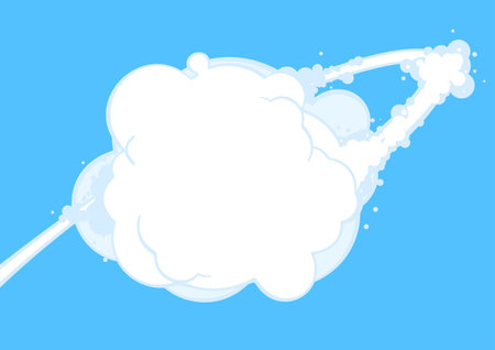 Explosion in the air