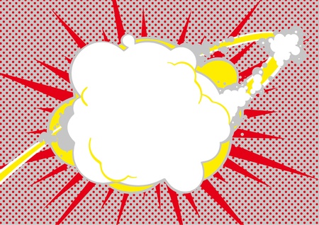 Cartoon explosionのイラスト素材