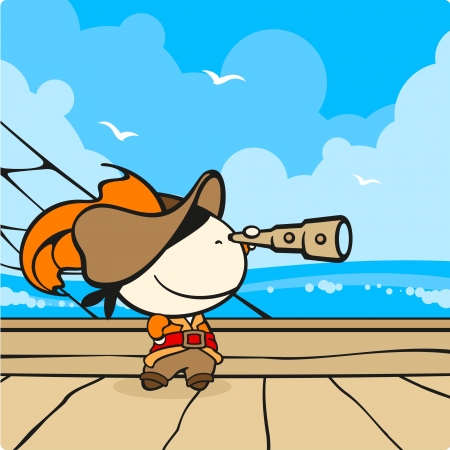 Pirate captainのイラスト素材