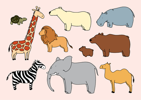 Animalsのイラスト素材