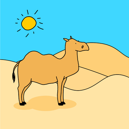 Camelのイラスト素材