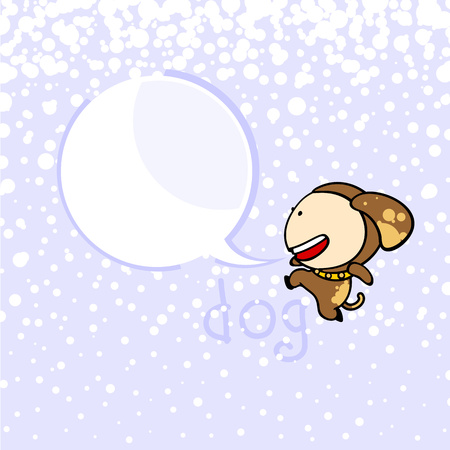 Chinese Zodiac signs - the Dogのイラスト素材