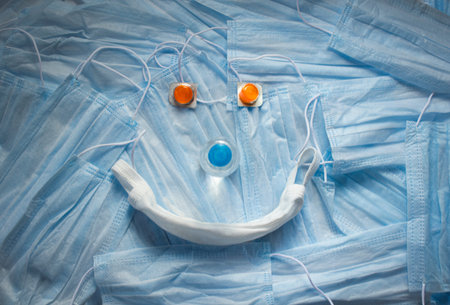 The only three support to get protection from corona virus or other viruses and make us smile...
