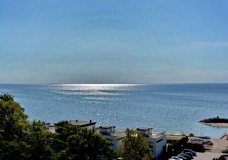 Finnish Bay Views of the Gulf of Finland and Beachesの写真素材