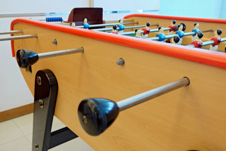 Table football or table soccer. is a table-top game that is loosely based on football.