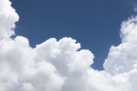 The clouds in the blue sky or the blue sky are beauty.Everything lies above surface Earth atmosphere...