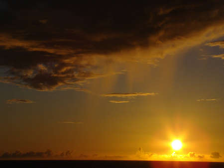 angry skiesの写真素材