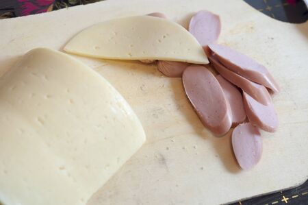 ingredients for an early light Breakfastの写真素材