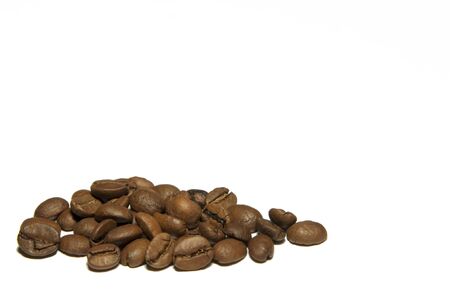 coffee beans on a white background. isolateの写真素材