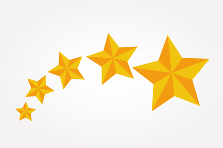 Shooting Stars Flying Stars  illustration vectorのイラスト素材