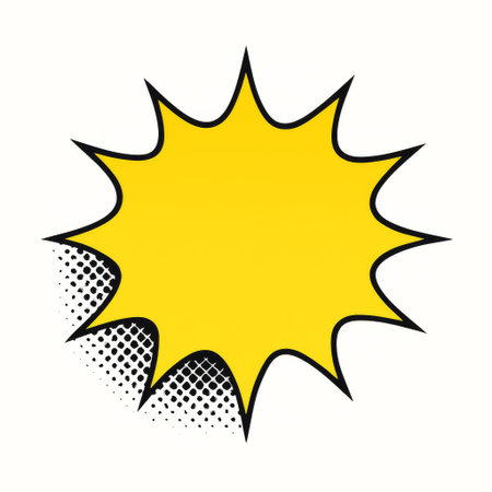 Comic speech bubble with halftone dots. Pop art style. Vector illustrationの素材