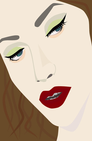 Women makeupのイラスト素材
