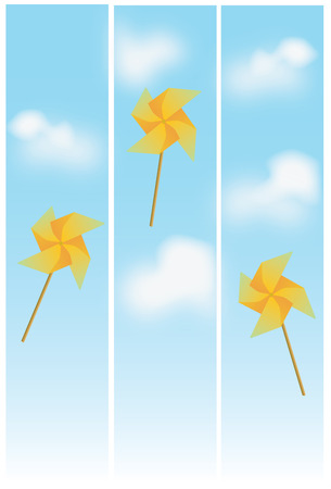 vector pinwheelのイラスト素材