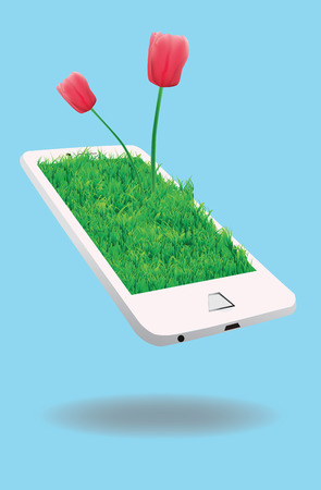 Green technology conceptのイラスト素材