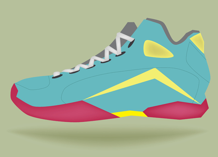 Vector basketball shoeのイラスト素材
