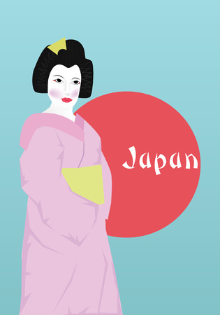 Stock Photo - Geishaのイラスト素材