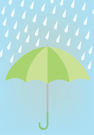 Rainy season design illustrationのイラスト素材
