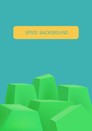 Abstract geometric shapeのイラスト素材