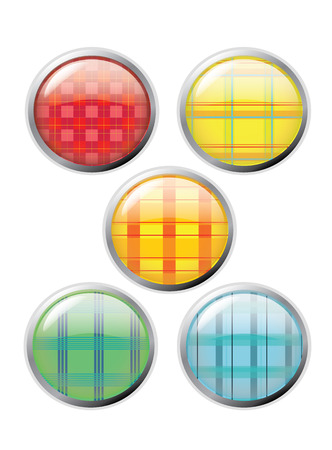 seamless scotch pattern set full color .のイラスト素材