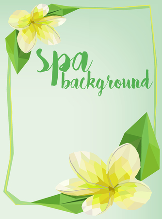 spa background concept artのイラスト素材