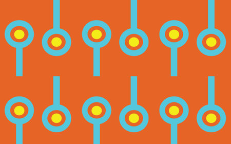 Funky style background 50s 60s 70s.