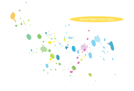 Abstract hand drawn watercolor background,vector illustration.のイラスト素材