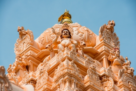 Indian hindu temple in Georgetown, Penang, Malaysiaの写真素材