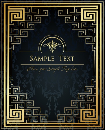 Vintage Golden Background vector Vintage Golden Background vector