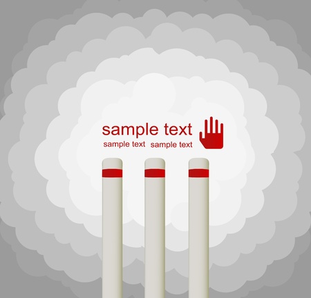 Smoke emission from factory pipes chimney vectorのイラスト素材