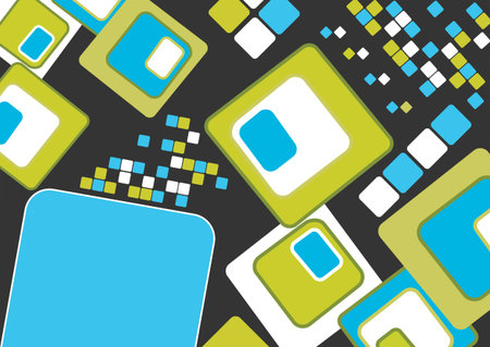 Abstract cubes background