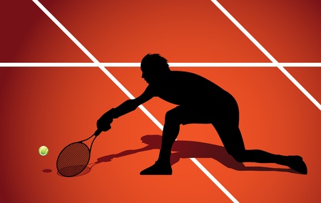 Tennis playerのイラスト素材