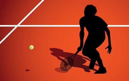 Tennis player  のイラスト素材