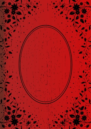 Vintage background vector for book cover or cardのイラスト素材