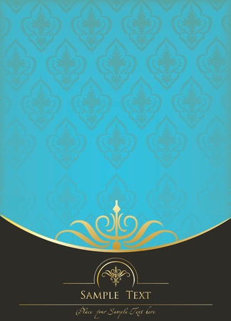 Vintage background for book cover or cardのイラスト素材