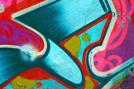 Concrete, weathered, worn wall damaged paint. Grungy Concrete Surface. Great background or texture.の写真素材
