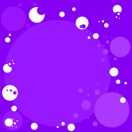 abstract purple background with circlesのイラスト素材