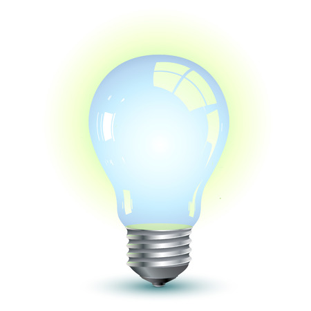 Tubers glow with light blue and silver frame svitinyamのイラスト素材