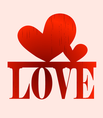 creative writing letters word love with a heart printのイラスト素材