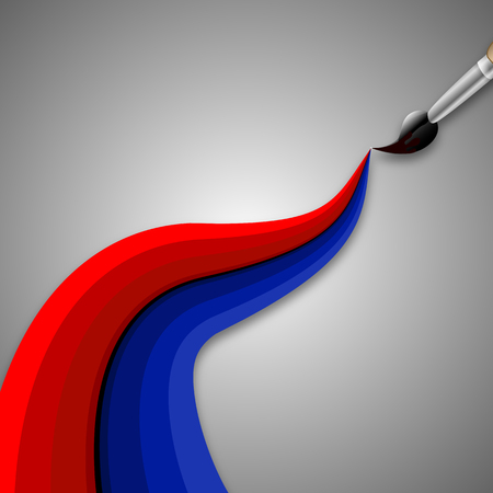 Abstract art pen and ink, vector art illustration.のイラスト素材